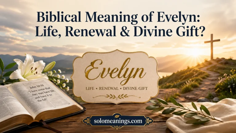 Biblical Meaning of Evelyn: Life, Renewal & Divine Gift?