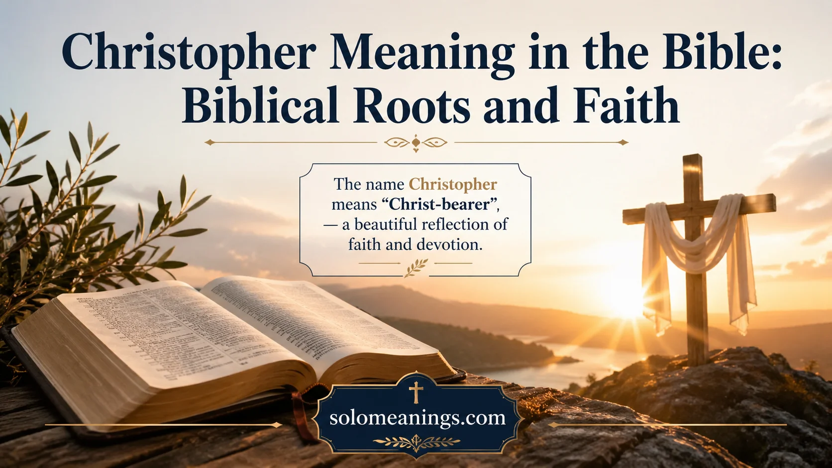 Christopher Meaning in the Bible: Biblical Roots and Faith