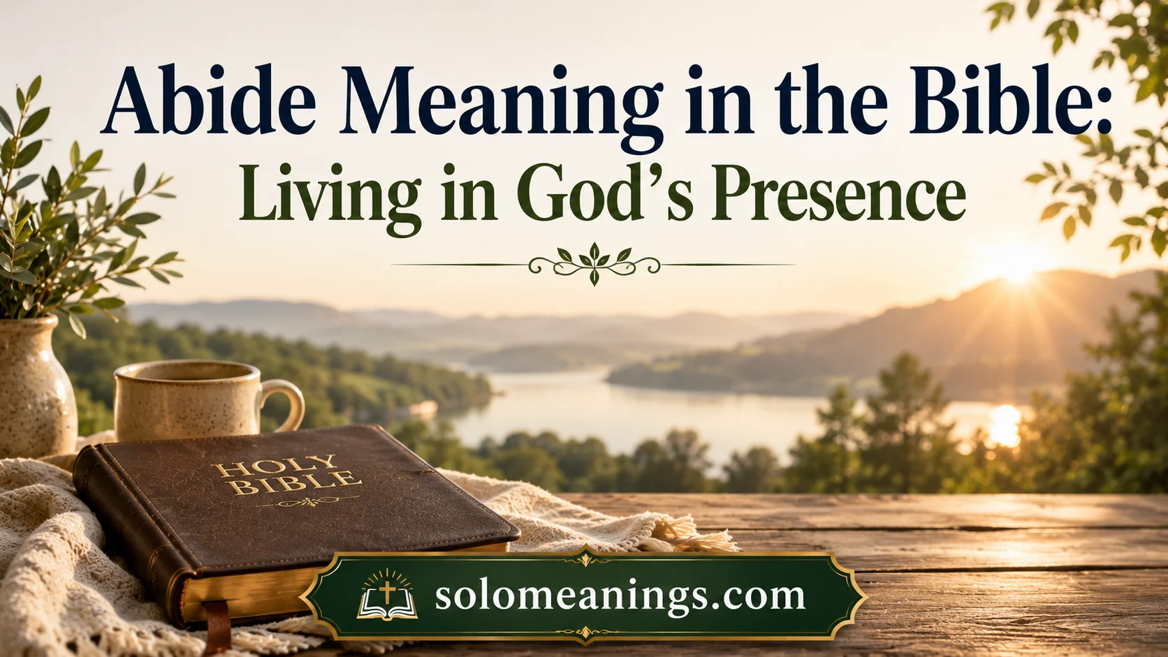 Abide Meaning in the Bible: Living in God’s Presence