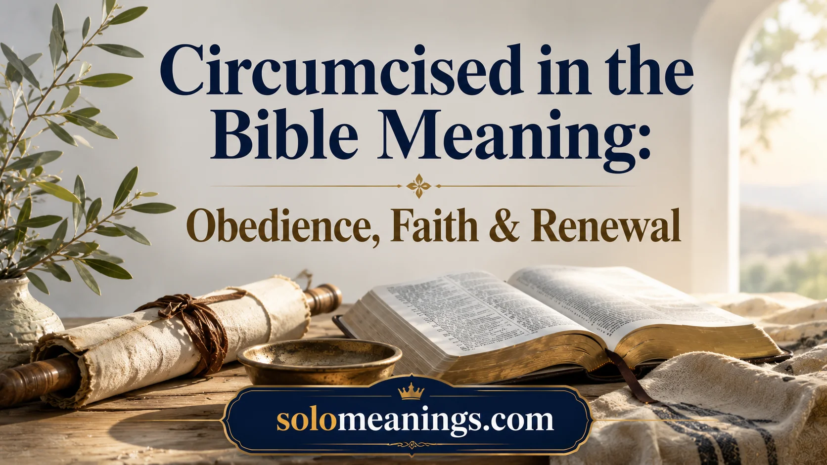 Circumcised in the Bible Meaning: Obedience, Faith & Renewal