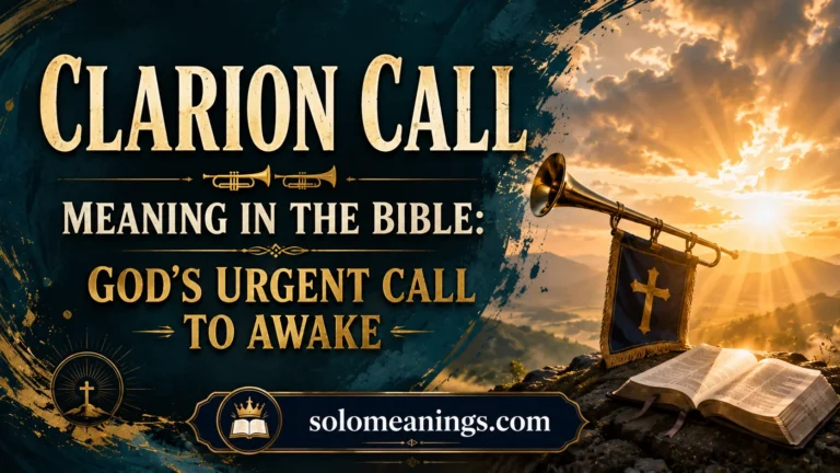 Clarion Call Meaning in the Bible: God’s Urgent Call to Awake