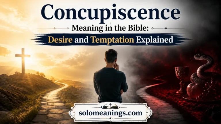 Concupiscence Meaning in the Bible: Desire & Temptation Explained