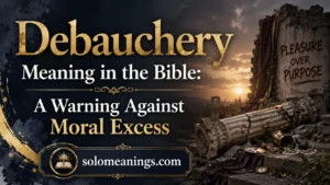 Debauchery Meaning in the Bible: A Warning Against Moral Excess