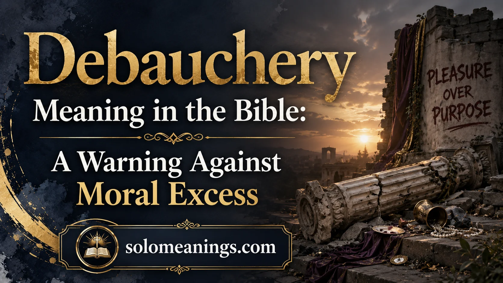 Debauchery Meaning in the Bible: A Warning Against Moral Excess