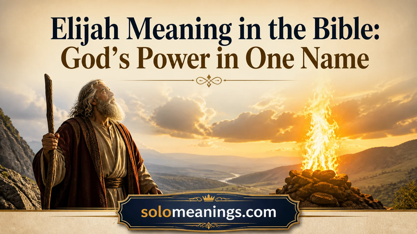  Elijah Meaning in the Bible: God’s Power in One Name