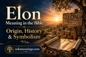Elon Meaning in the Bible: Origin, History & Symbolism
