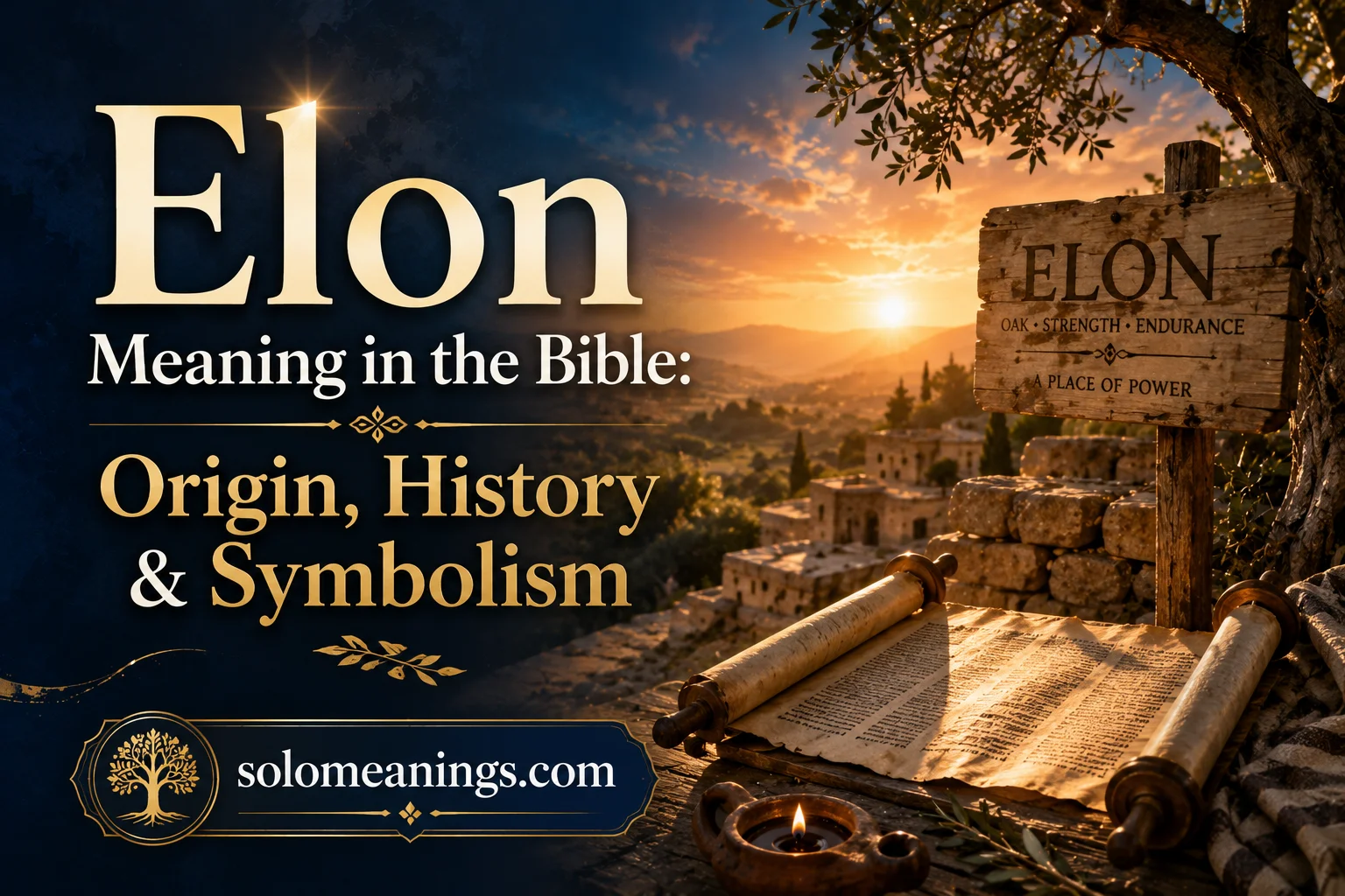 Elon Meaning in the Bible: Origin, History & Symbolism