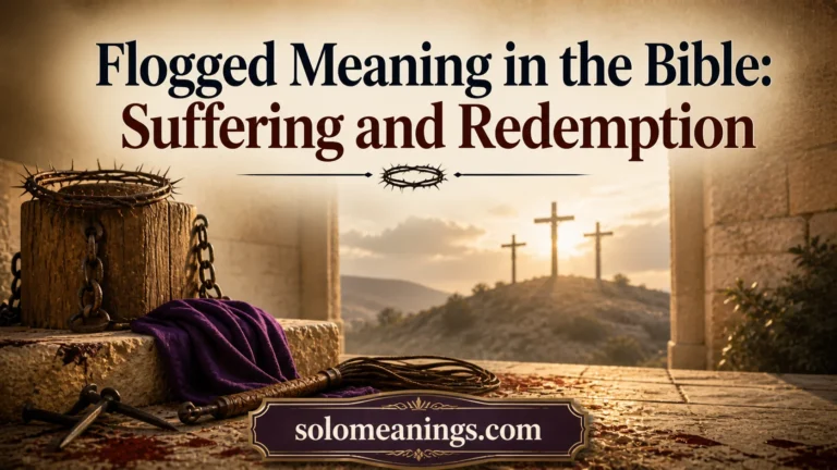  Flogged Meaning in the Bible: Suffering and Redemption