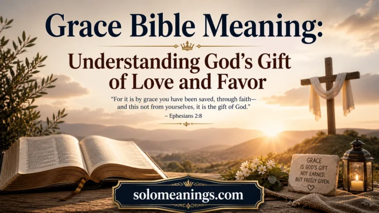 Grace Bible Meaning: God’s Love and Favor Explained
