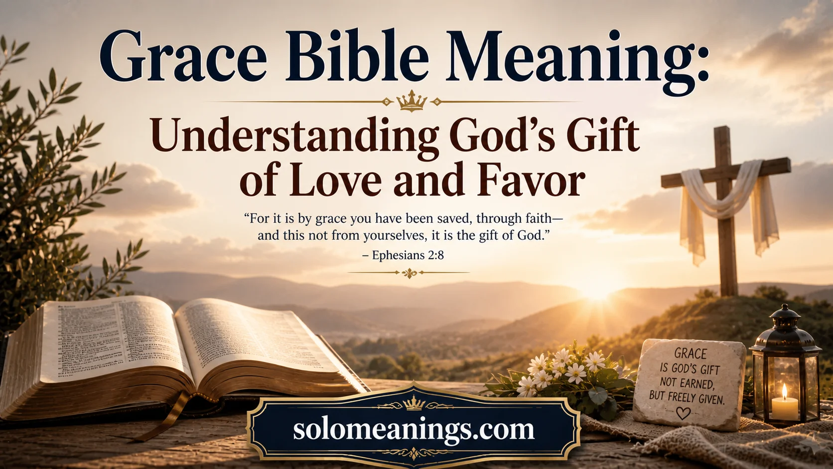 Grace Bible Meaning: God’s Love and Favor Explained