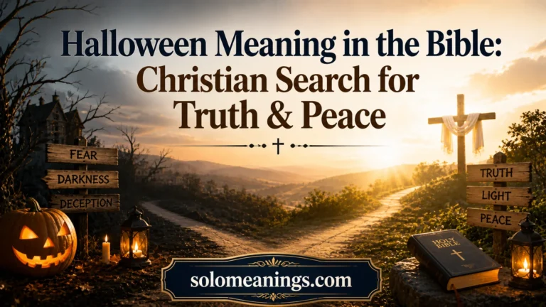 Halloween Meaning in the Bible: Truth and Peace