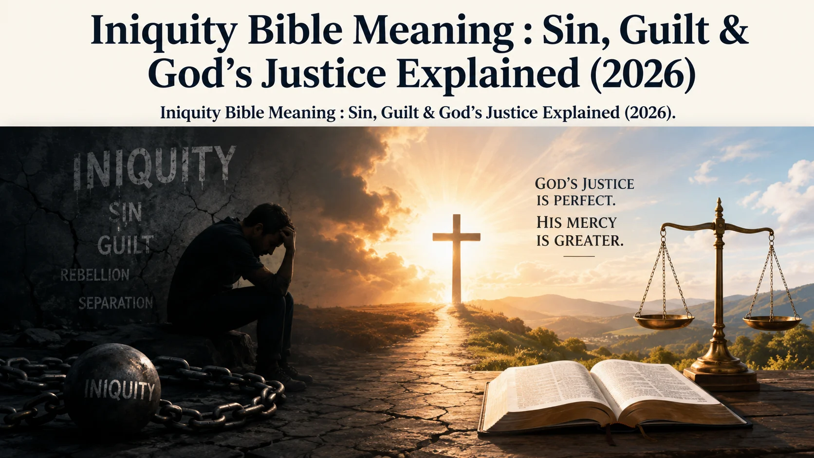 Iniquity Bible Meaning : Sin, Guilt & God’s Justice Explained