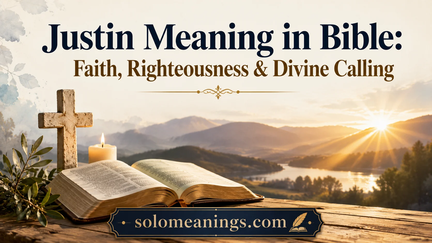 Justin Meaning in the Bible: Faith, Righteousness & Divine Calling