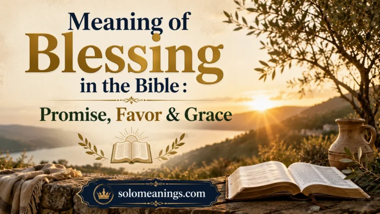  Meaning of Blessing in the Bible: Promise, Favor & Grace