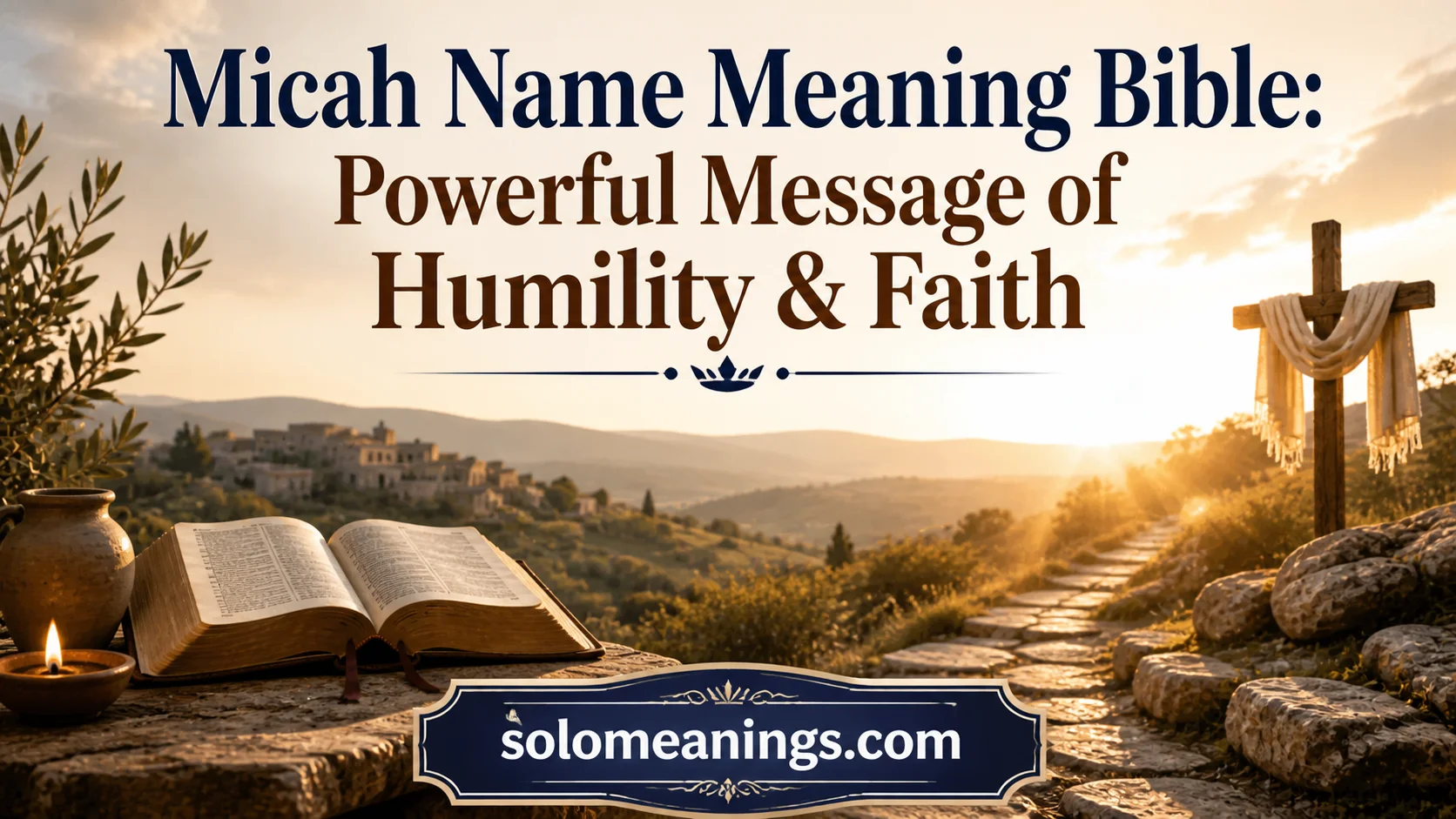 Micah Name Meaning in the Bible: Humility and Faith