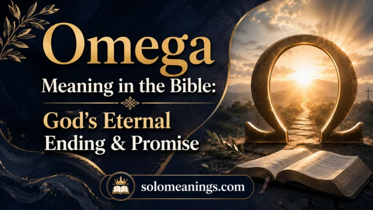 Omega Meaning in the Bible: God’s Eternal Ending & Promise
