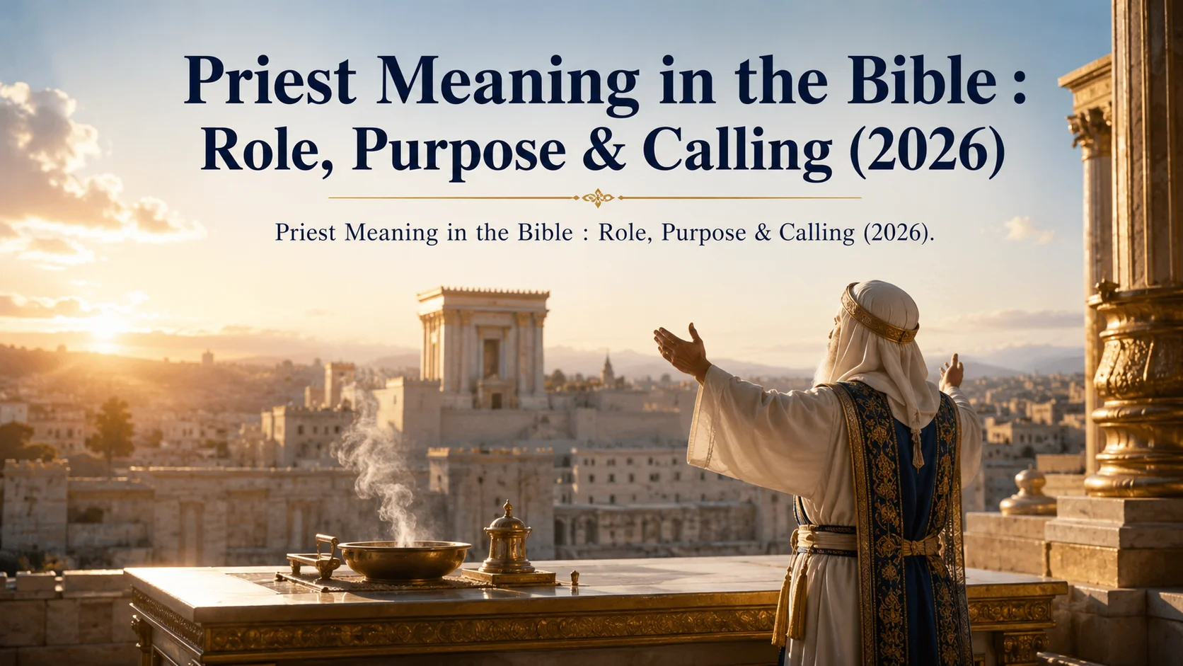 Priest Meaning in the Bible : Role, Purpose & Calling