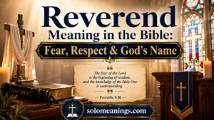 Reverend Meaning in the Bible: Fear, Respect & God’s Name