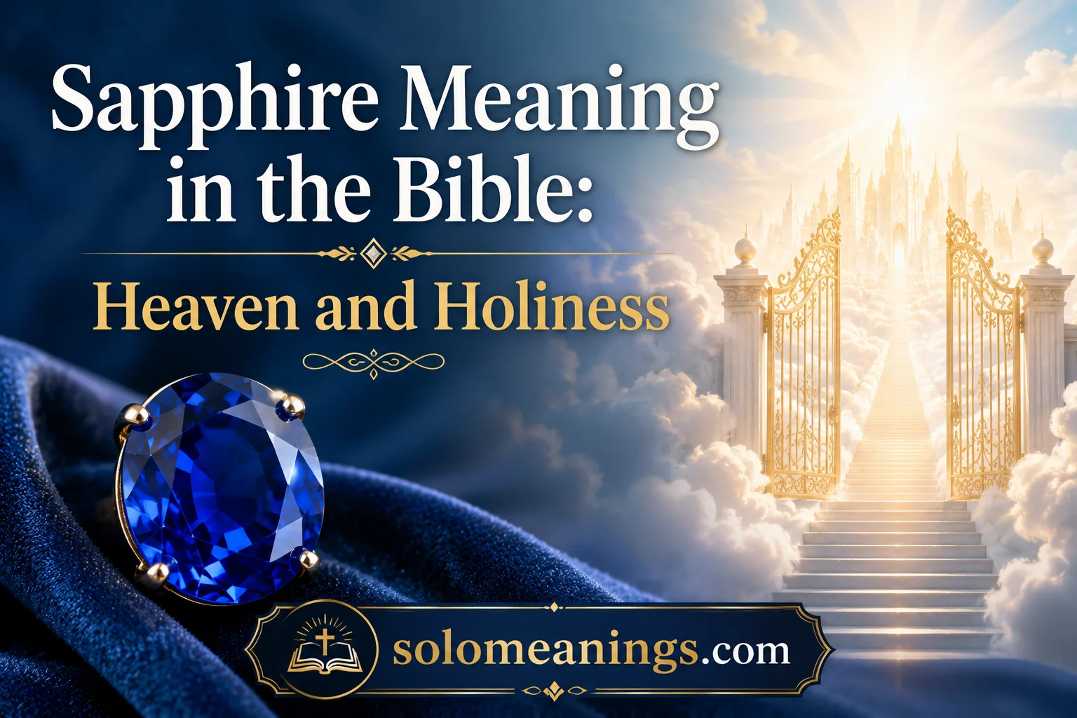 Sapphire Meaning in the Bible: Heaven & Holiness