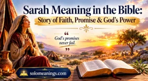 Sarah Meaning in the Bible: Faith, Promise & God’s Power