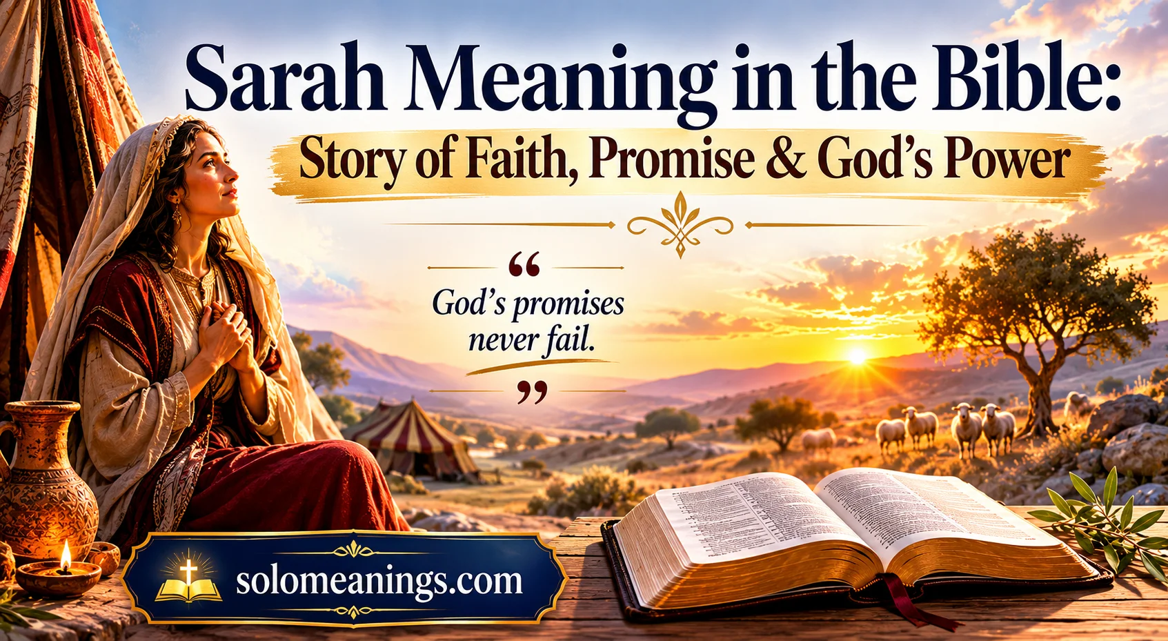 Sarah Meaning in the Bible: Faith, Promise & God’s Power