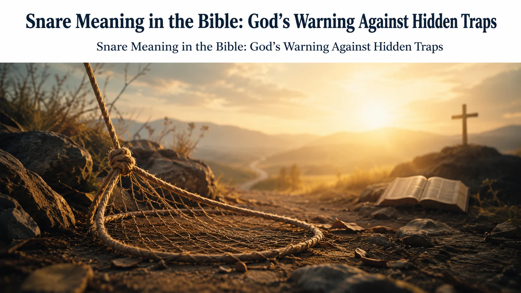 Snare Meaning in the Bible: God’s Warning Against Hidden Traps