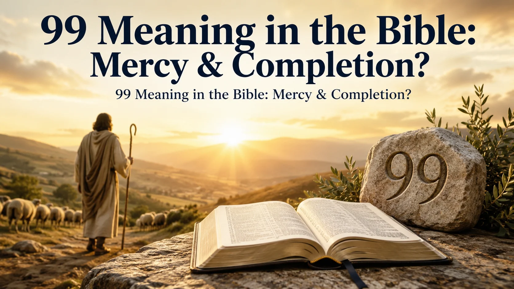 99 Meaning in the Bible: Mercy & Completion