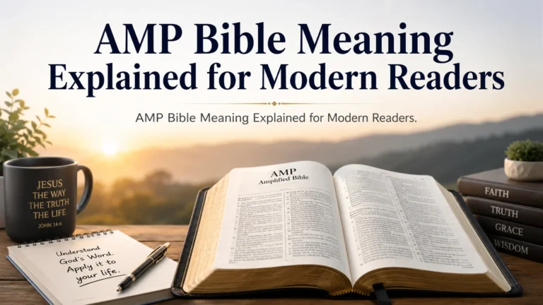 AMP Bible Meaning Explained for Modern Readers