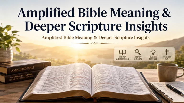 Amplified Bible Meaning & Deeper Scripture Insights