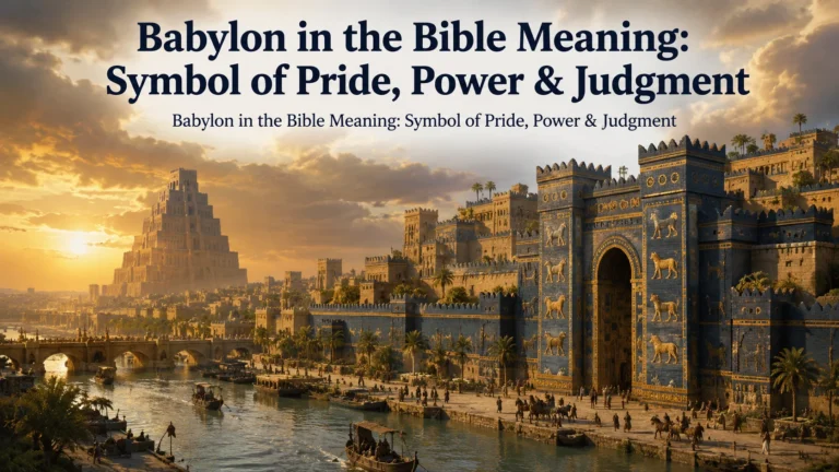 Babylon in the Bible Meaning