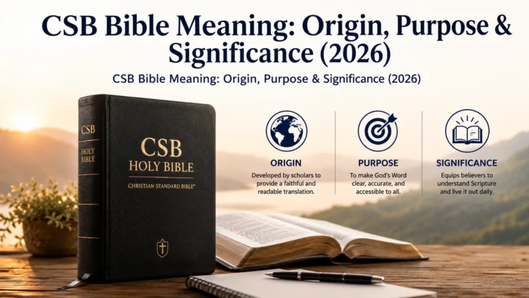  CSB Bible Meaning