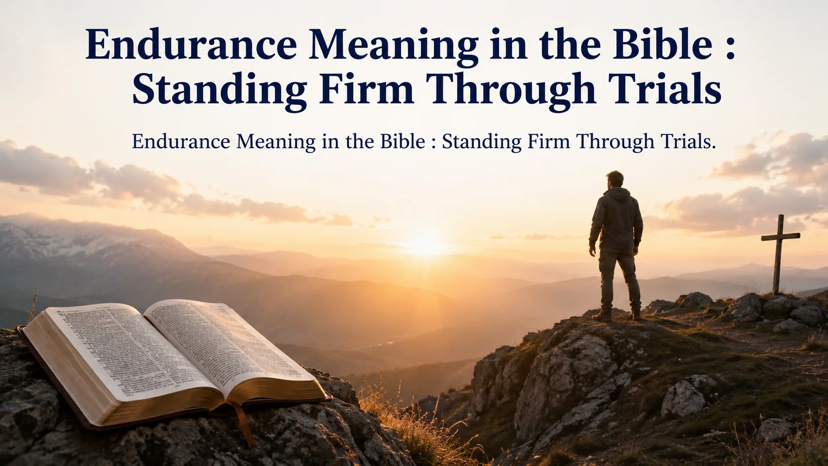 Endurance Meaning in the Bible : Standing Firm Through Trials