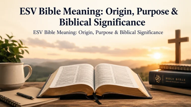  ESV Bible Meaning