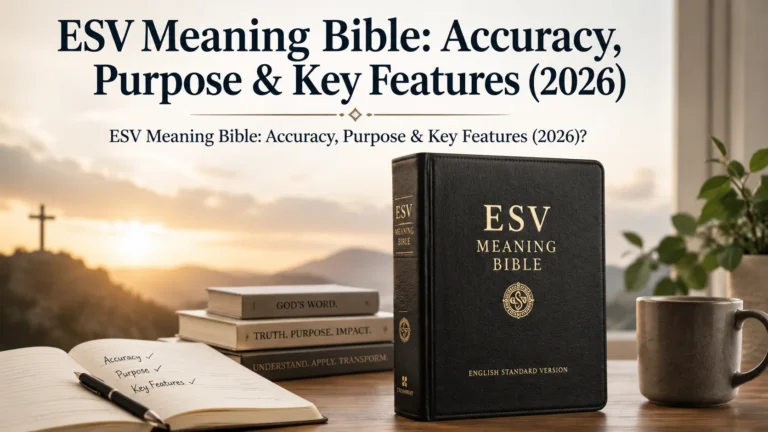 ESV Meaning Bible