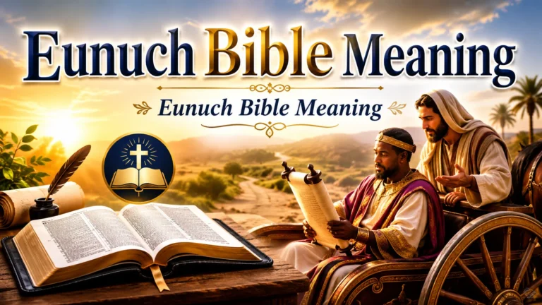 Eunuch Bible Meaning