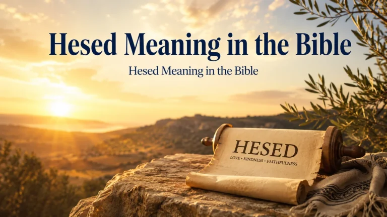 Hesed Meaning in the Bible