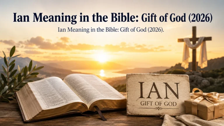 Ian Meaning in the Bible Gift of God