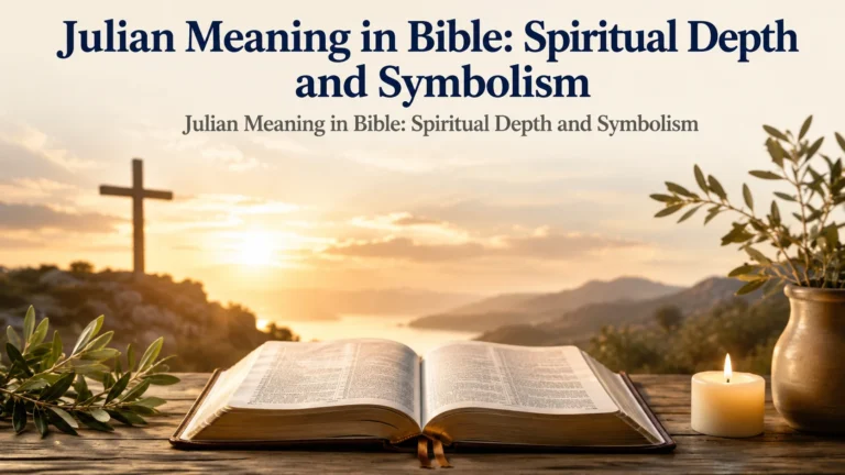 Julian Meaning in Bible