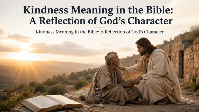 Kindness Meaning in the Bible