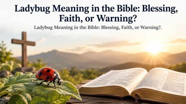 Ladybug Meaning in the Bible