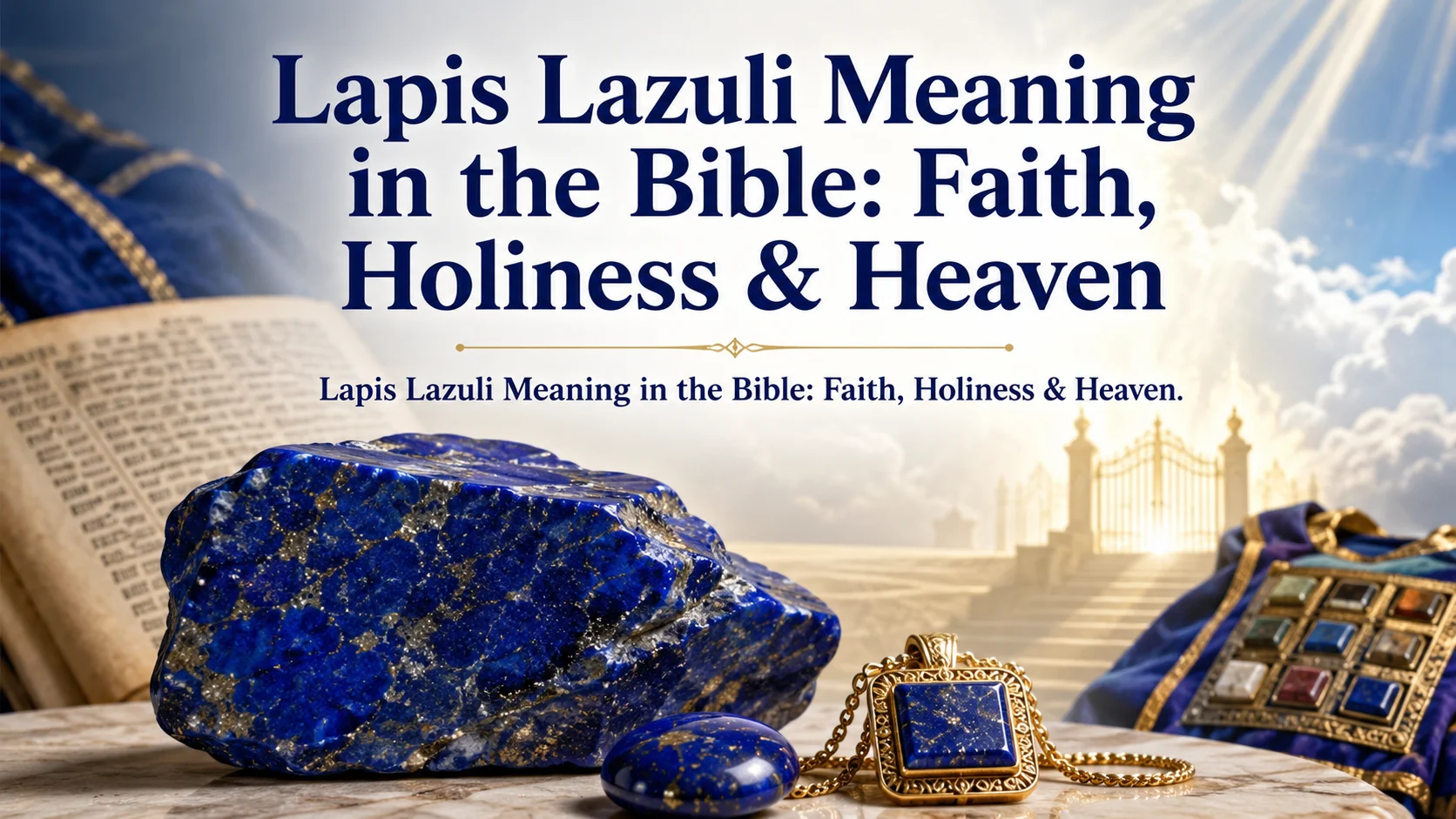 Lapis Lazuli Meaning in the Bible