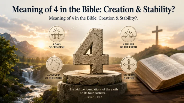 Meaning of 4 in the Bible