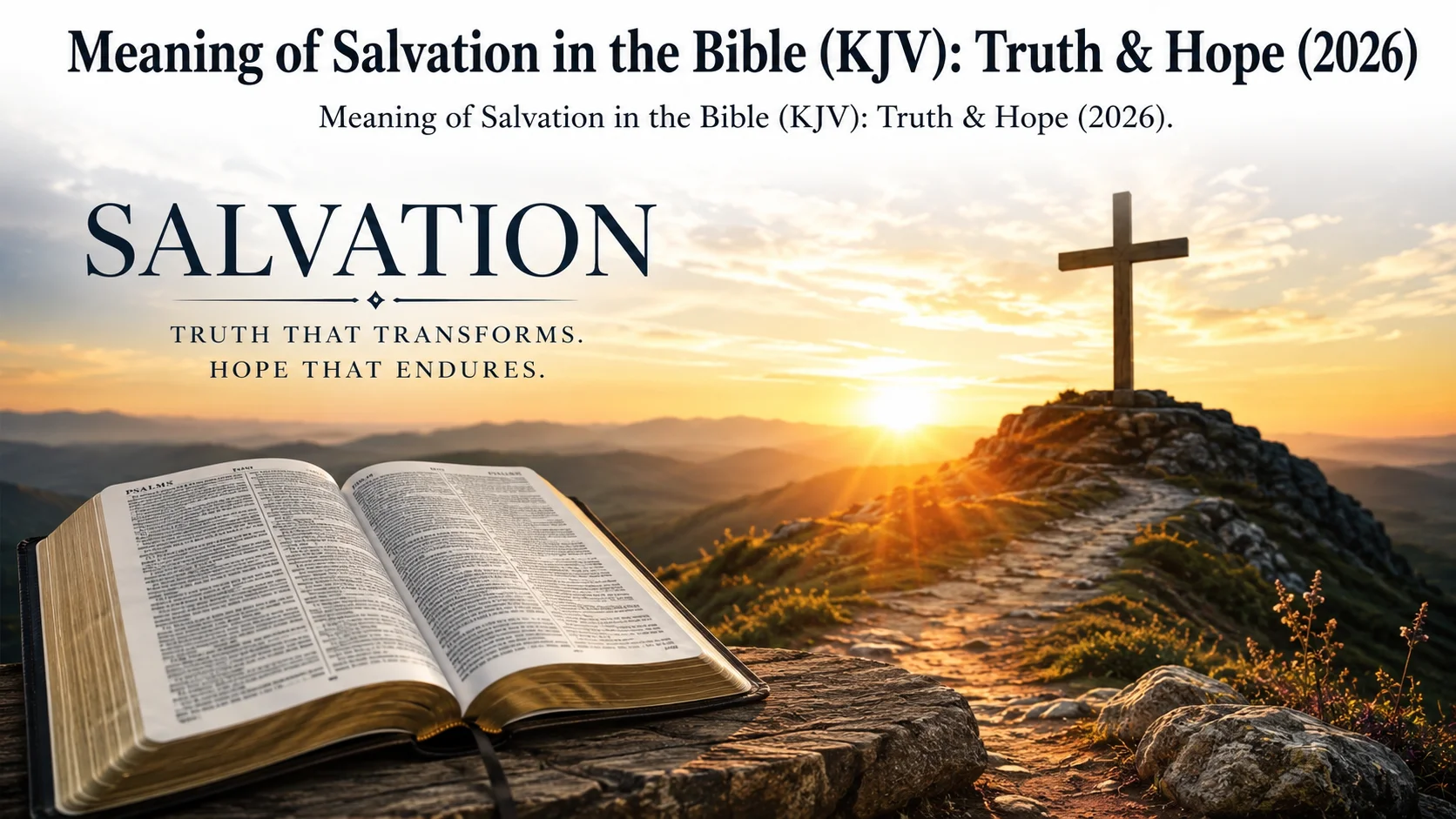 Meaning of Salvation in the Bible (KJV): Truth & Hope