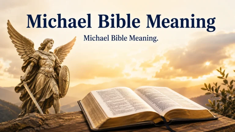 Michael Bible Meaning