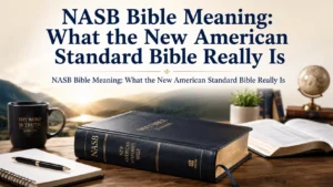  NASB Bible Meaning: What the New American Standard Bible Really Is