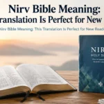 Nirv Bible Meaning: This Translation Is Perfect for New Readers