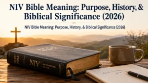 NIV Bible Meaning: Purpose, History, & Biblical Significance