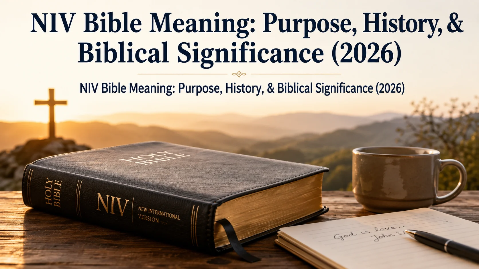 NIV Bible Meaning: Purpose, History, & Biblical Significance