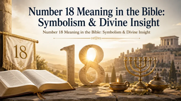 Number 18 Meaning in the Bible: Symbolism & Divine Insight