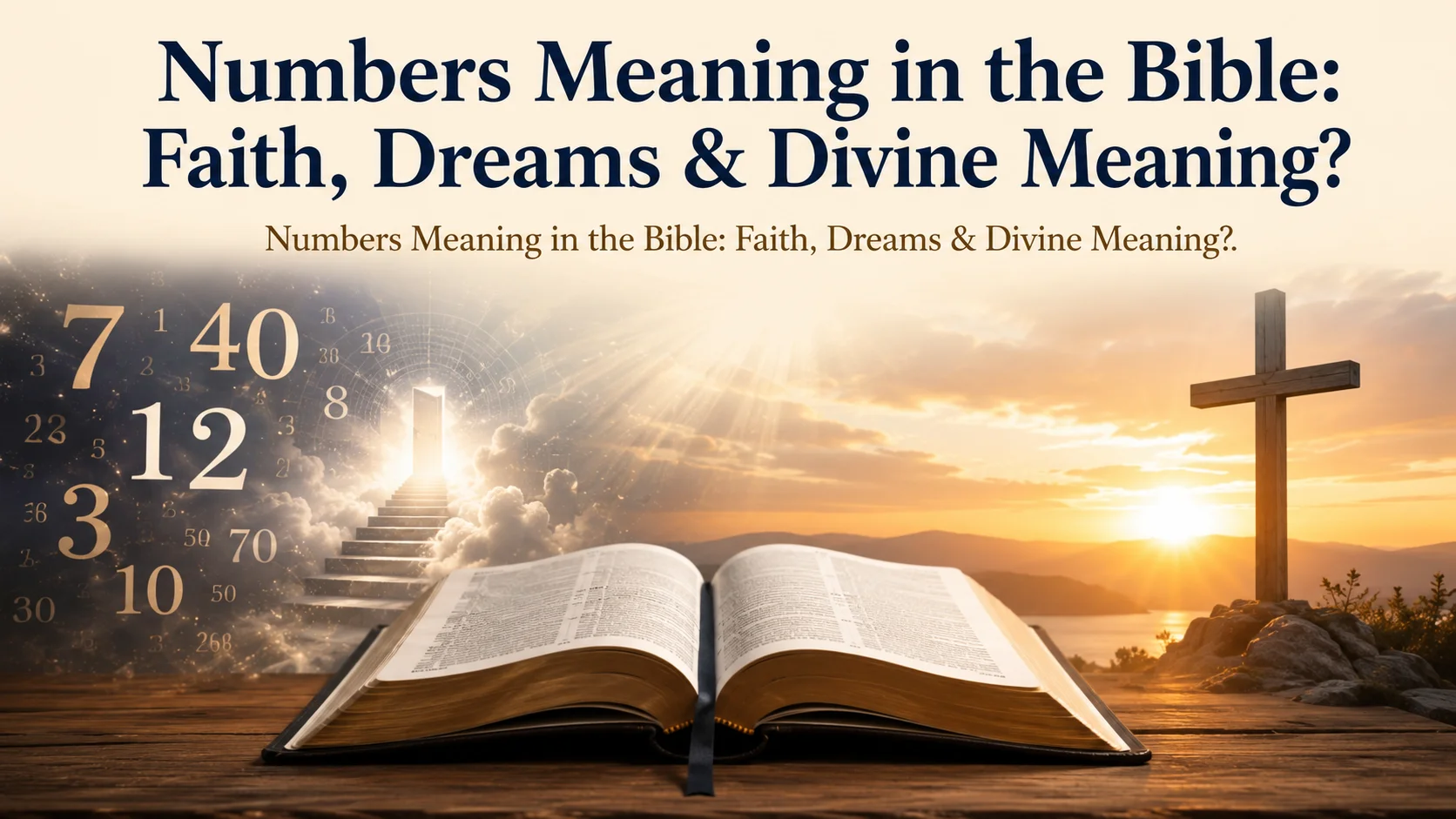 Numbers Meaning in the Bible: Faith, Dreams & Divine Meaning